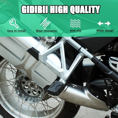 Motorcycle Rear Foot Pegs Compatible with BMW C600 C650 S1000XR R1200GS