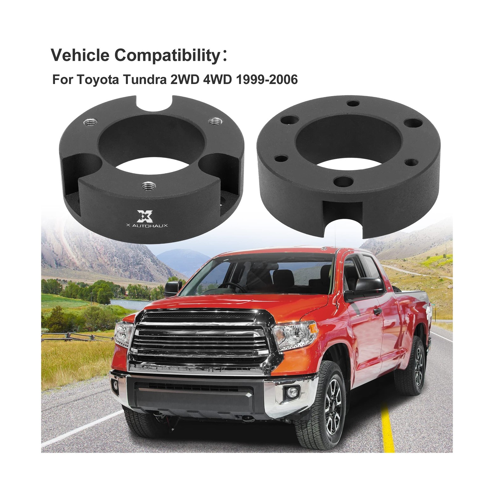 X AUTOHAUX 3 Inch Front Leveling Lift Kit Suspension Spring Str… USA FAST SHIP