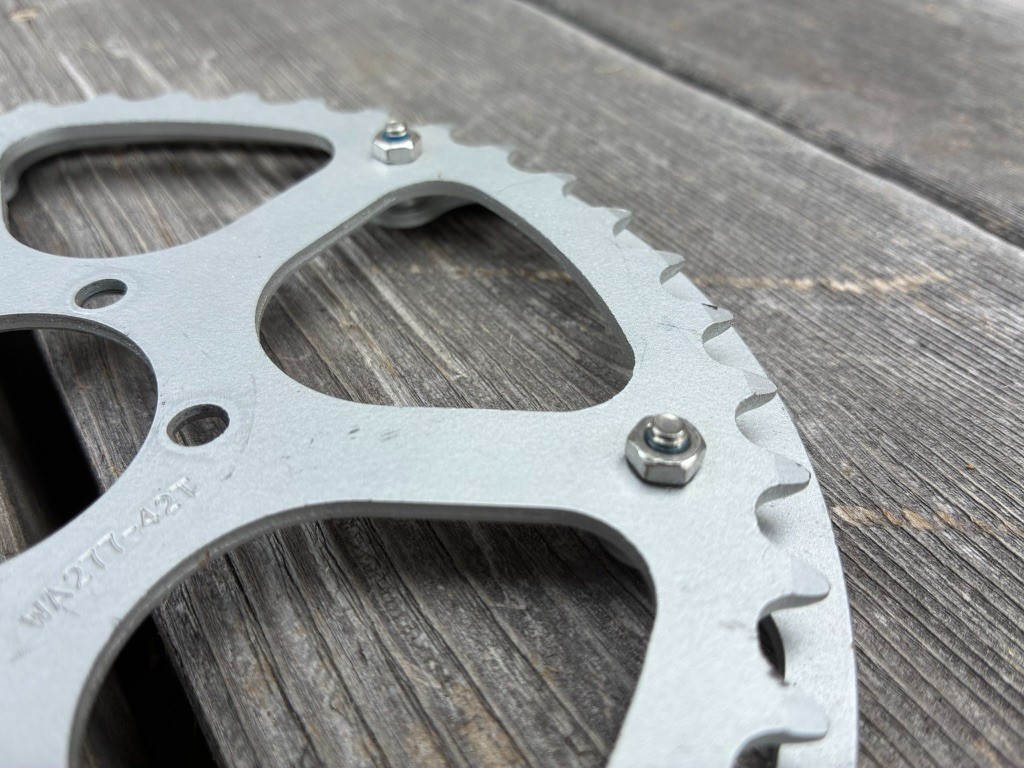 FSA Steel Chainring + Chainguard for TA Stronglight VO Cranks | 50.4 BCD / 42T