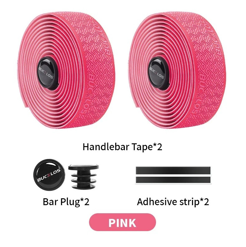 2pcs Road Bike Handlebar Tape Anti-Slip Waterproof PU EVA Wrap Set – NEW
