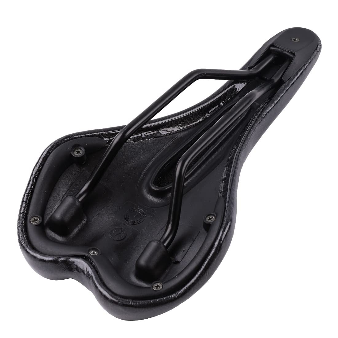 Imitation Carbon Fiber Leather Bicycle Saddles Bike seat Cycling Cushion Suit…