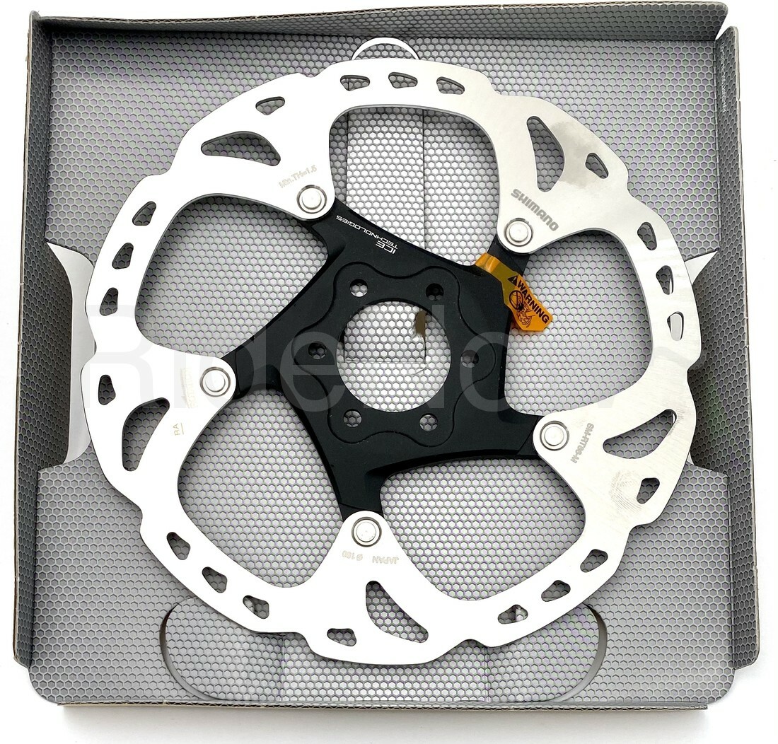 Shimano DEORE XT MTB Bike/e-Bike Disc Brake Rotor SM-RT86 180mm,ICE-TECH,6 bolts