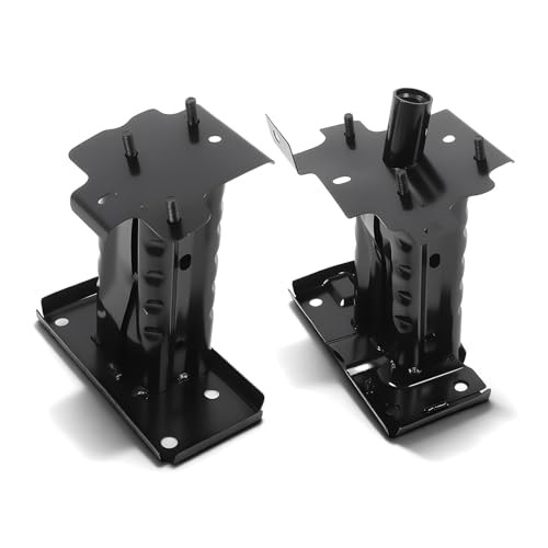 1 Pair Front Bumper Mounting Brackets Compatible with 2014-2019 Rogue Left and