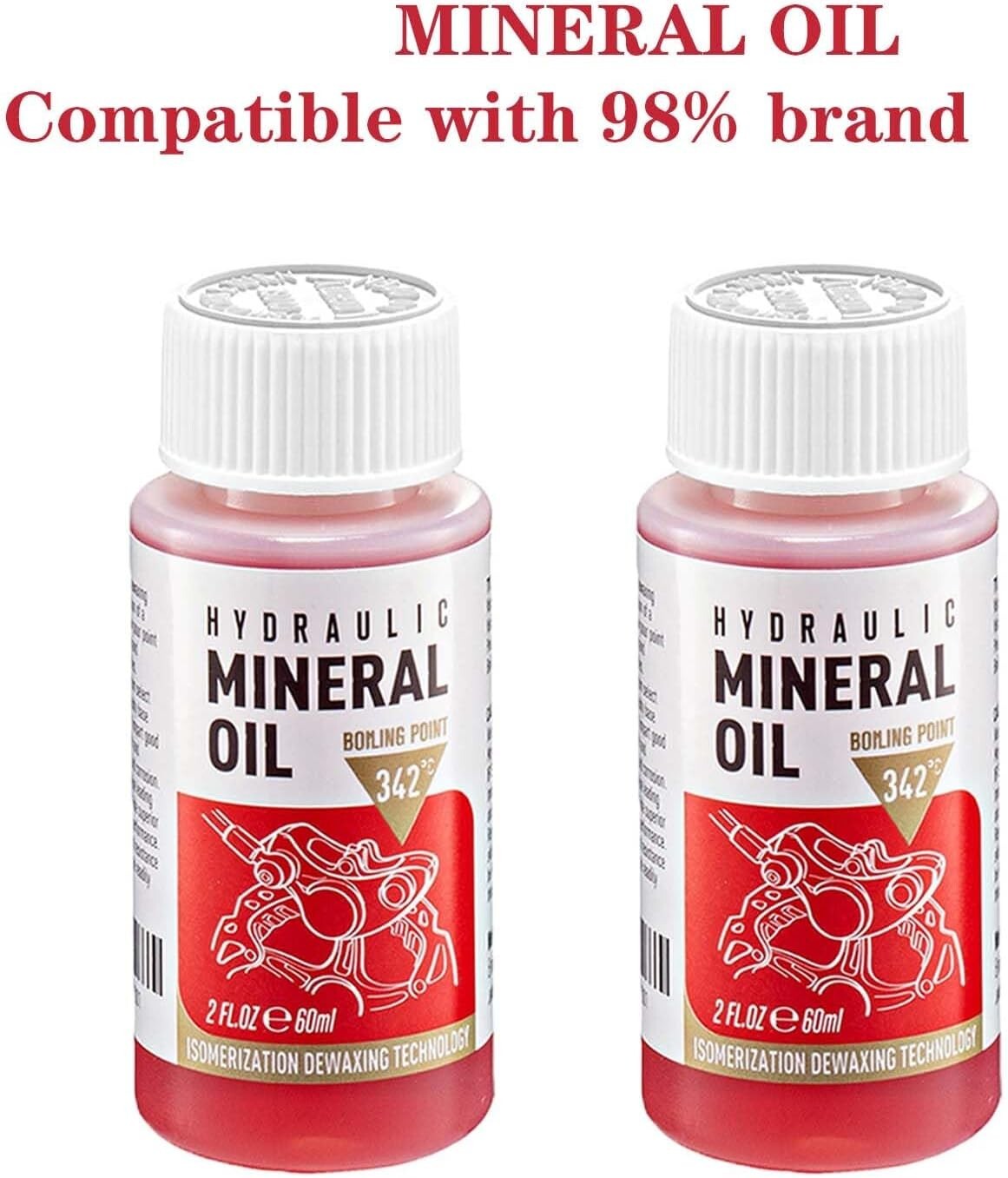 Brake Bleed Kit for Shimano Hydraulic Brakes, Brake Fluid Mineral Oil 120ml …