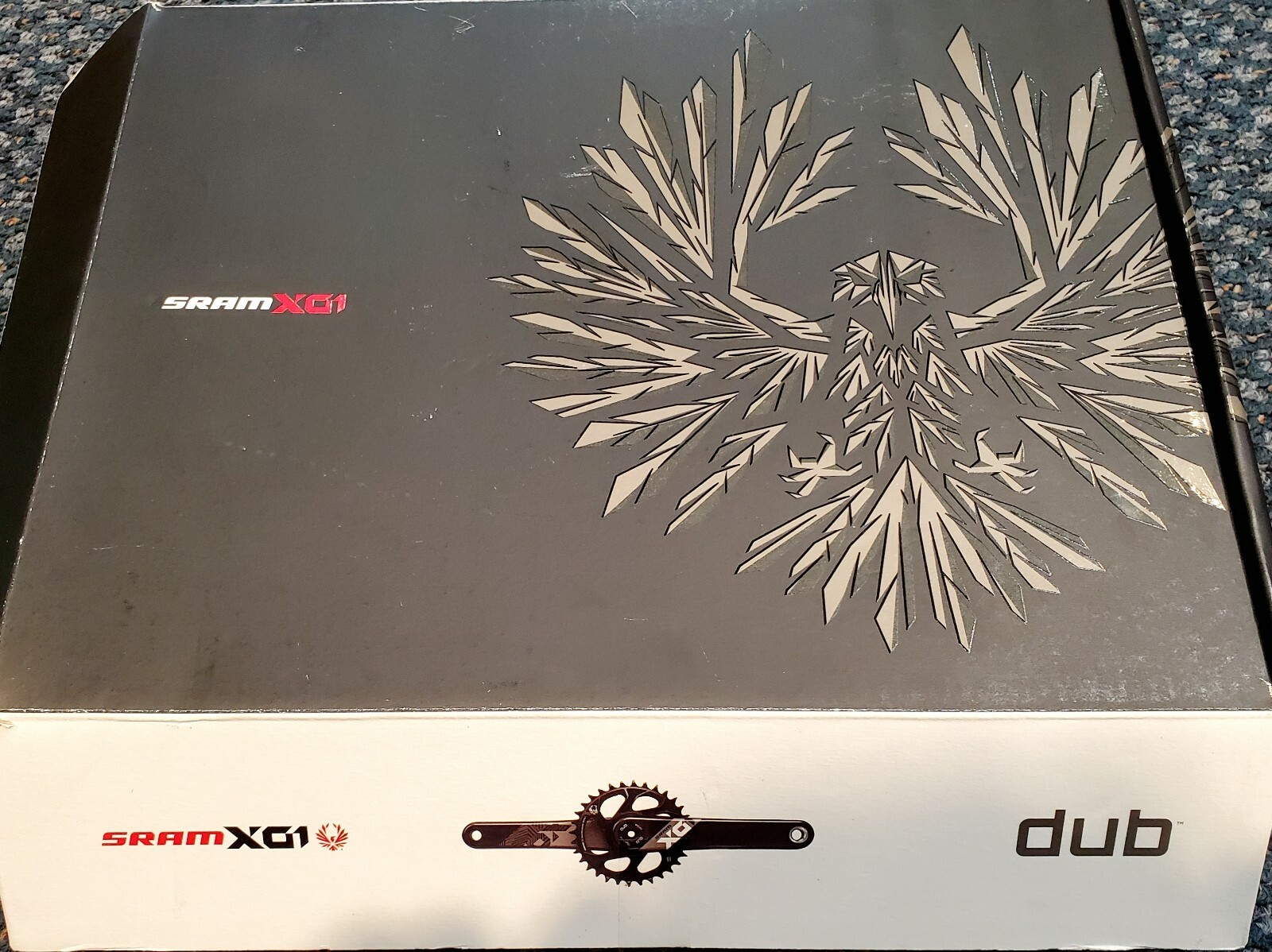 NEW SRAM X01 Eagle DUB X-SYNC2 Direct Crankset 175mm 32T 12 Speed Gray Free S&H