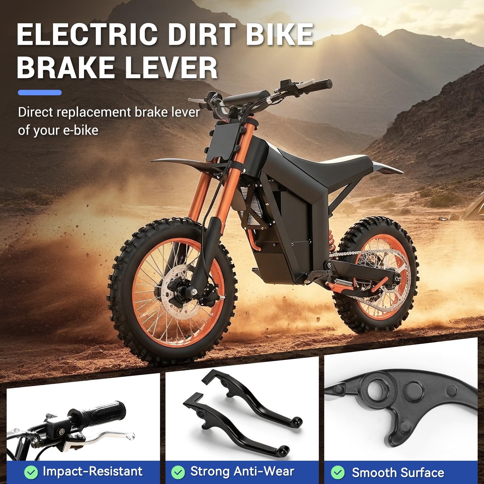 Electric Dirt Bike Hand Brake Lever Left Right For Tutti Soleil 01 Ebike