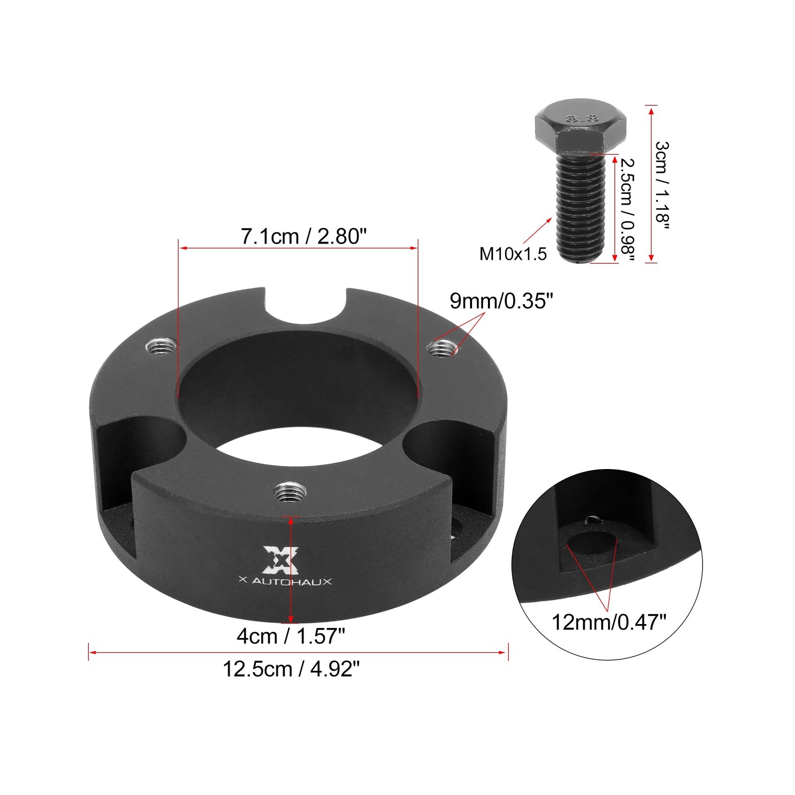 X AUTOHAUX 3 Inch Front Leveling Lift Kit Suspension Spring Str… USA FAST SHIP