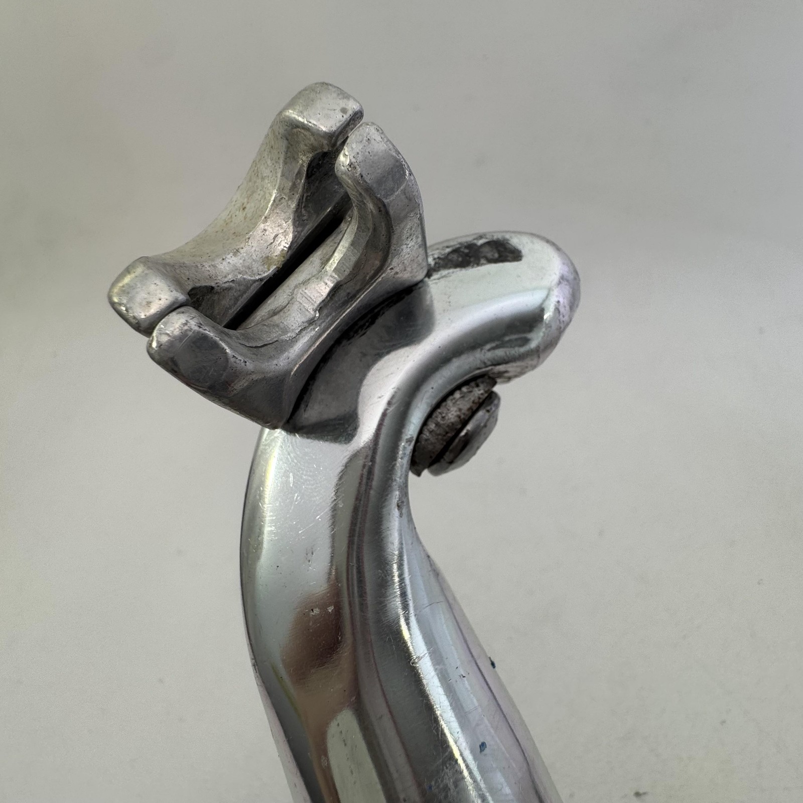 Vintage Kalloy 30.8mm Alloy Seatpost 350mm Silver Layback MTB Road Bike Part A96