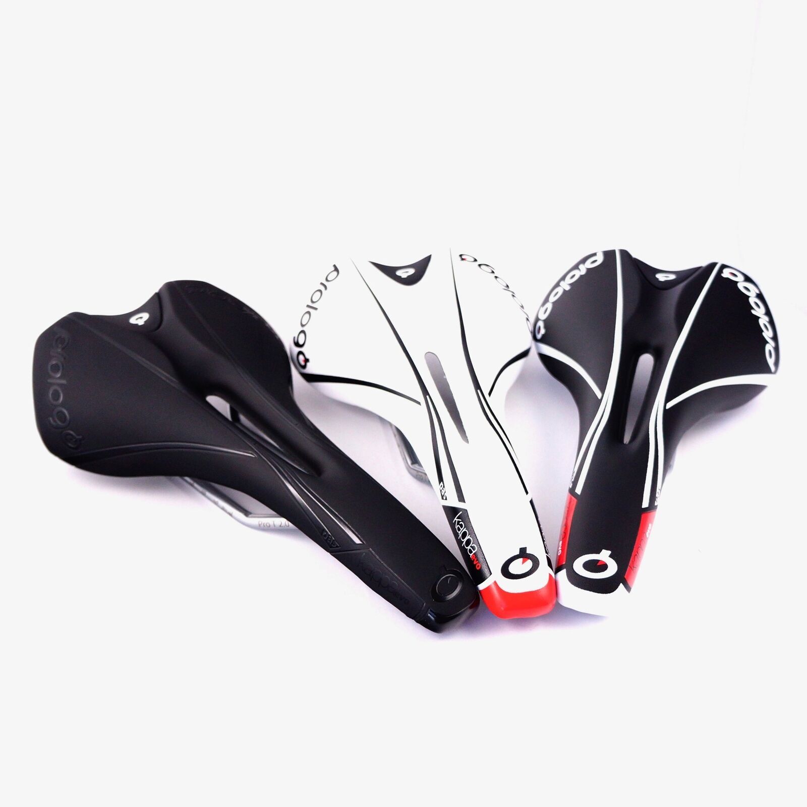 Prologo Kappa EVO Pas Bicycle Bike Saddle Black / Black&White / White&Black .