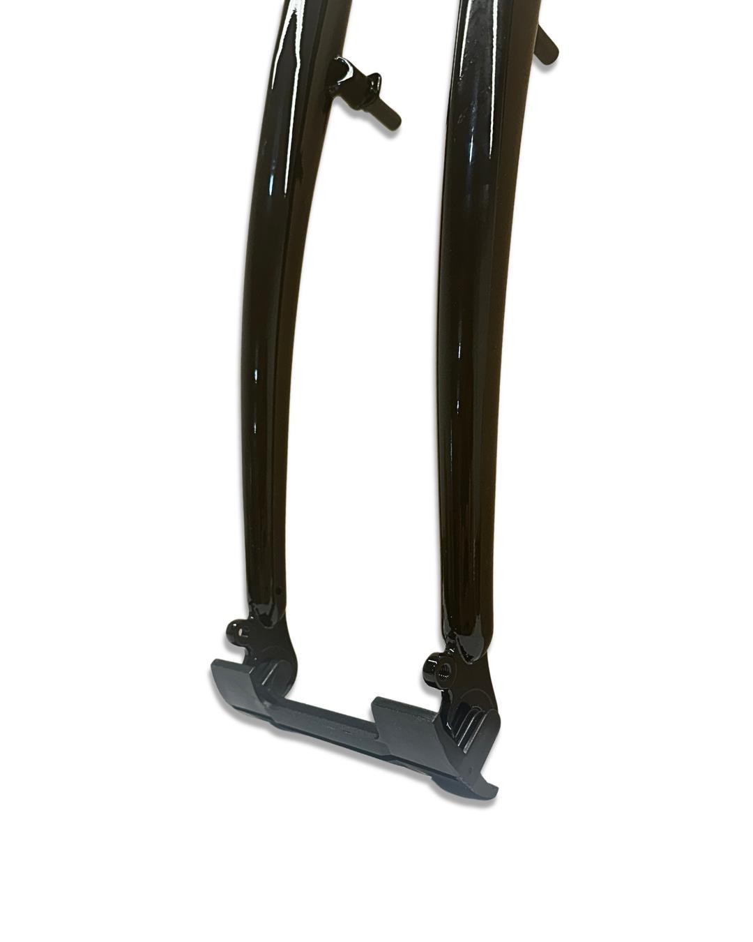 UltraCycle 26” Cruiser Bike Fork Black Steel 1-1/8” Threaded 100mm QR