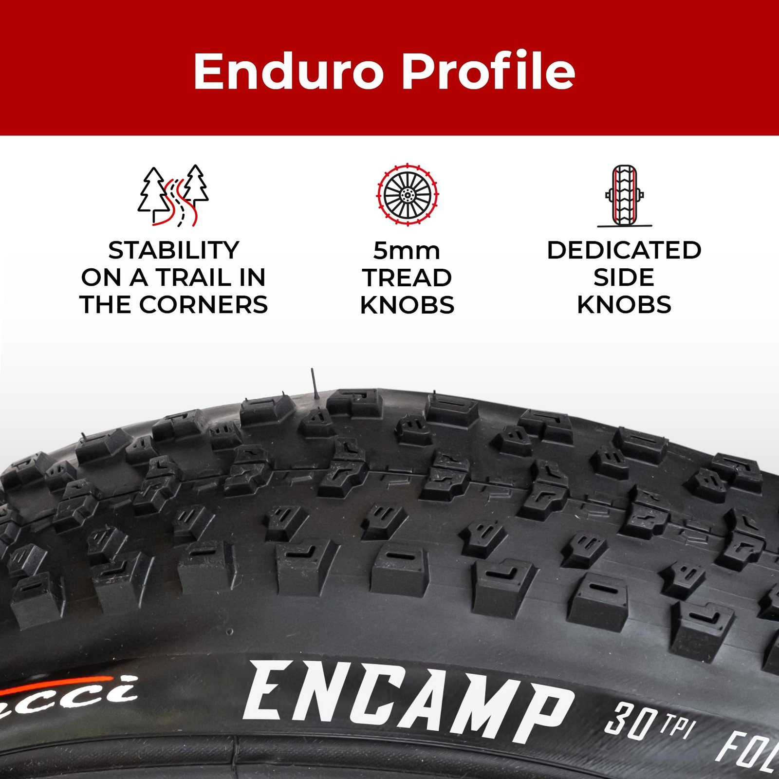 Fincci Pair 26×2.25 Bike Tire – Mountain Bike Tires 26 Inch, 57-559 – Black F…