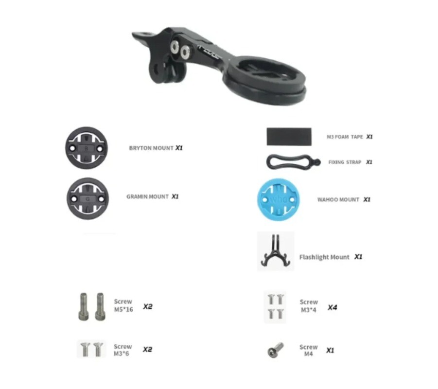 -40° Degree 740mm Full Carbon Fiber Integrated Cockpit MTB Bicycle Handlebars