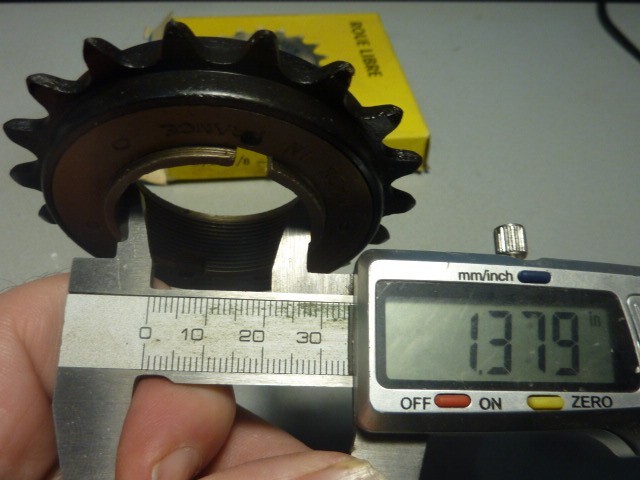 NOS NIB ATOM Maillard SINGLE SPEED COG 18-TOOTH 36×100 1/2 x 1/8 ROAD BIKE HUB
