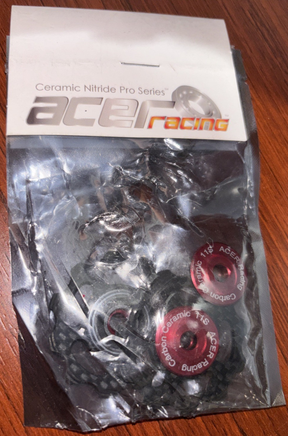 Carbon Fiber Jockey Wheels with Ceramic Bearings for Shimano & SRAM 6.5g 11speed