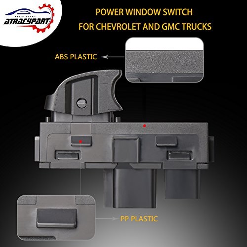 3pcs Power Window Switch Passenger Front Right, Rear Left Passenger Switch 3PCS