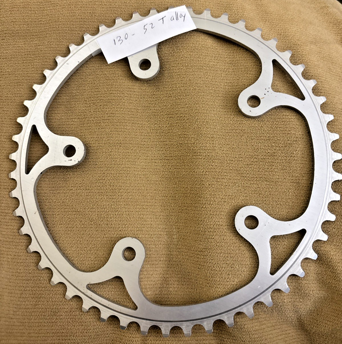52T / 130BCD Aluminum Alloy Bike Chainring / 5 Hole