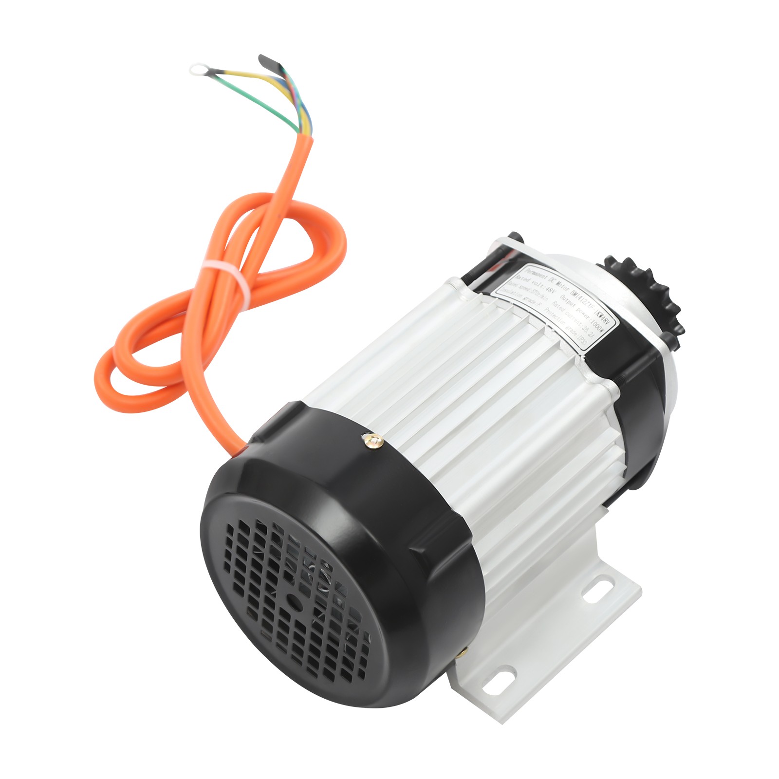Electric Brushless Motor Set Electric Tricycle Motor Kit 48 V 1000 W 500kg max.