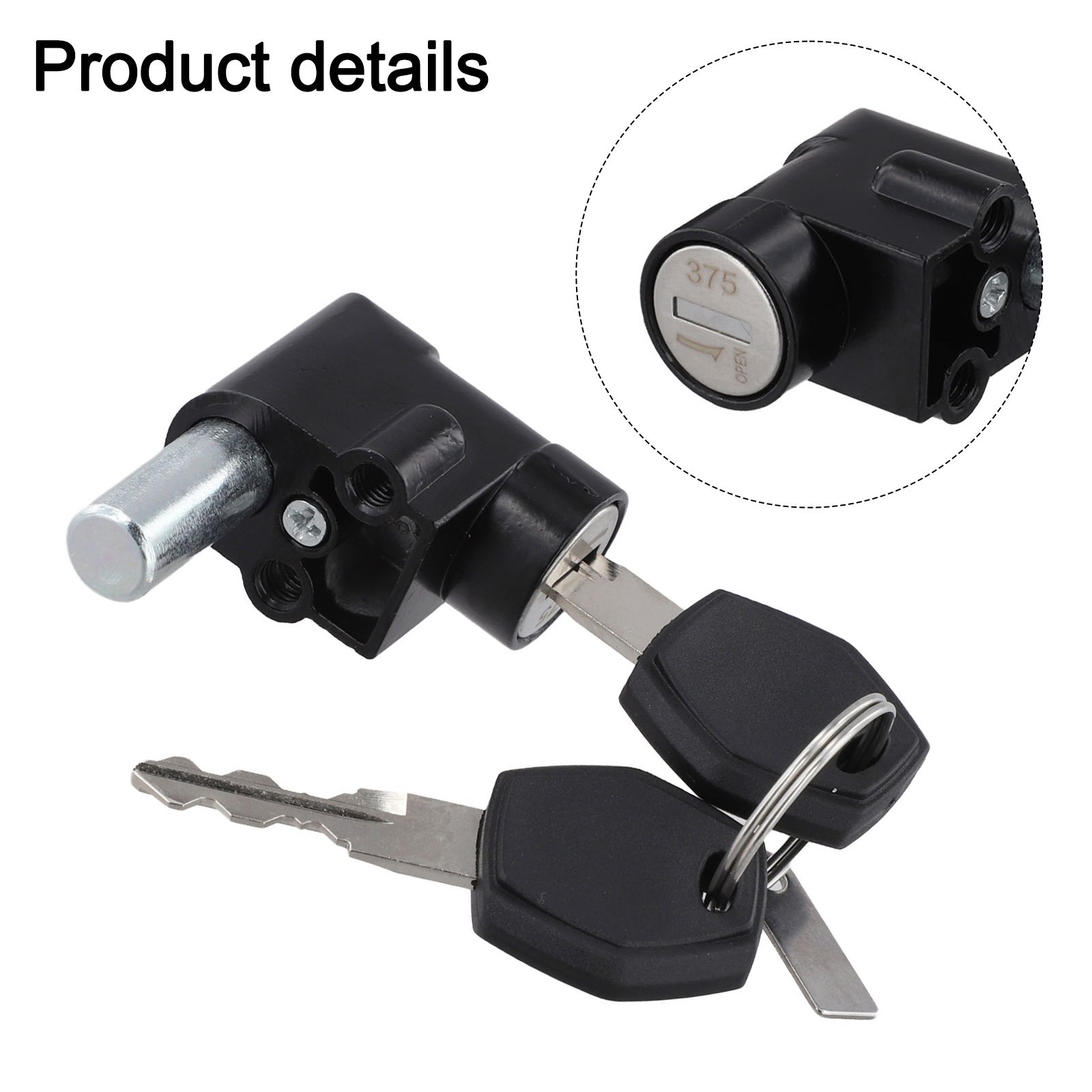 For Ebike Battery Security Lock & Key Approx 5x3CM Size Easy To Install