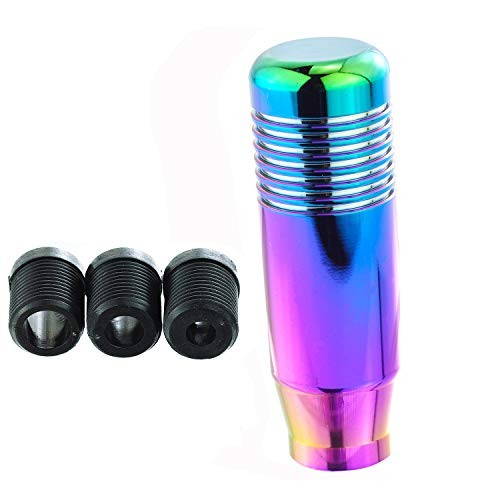 3″ Aluminum Alloy Short Shifter Knob, Metal Gear Lever Stick Shift Multicolour