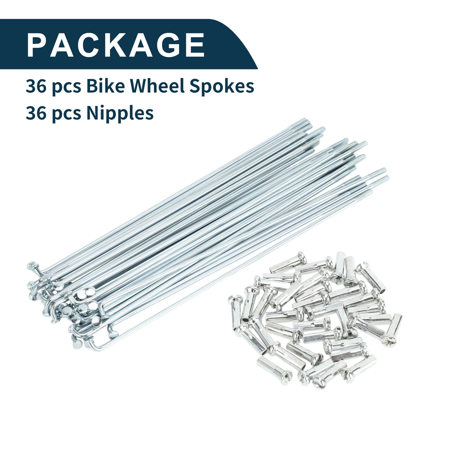 Bicycle Spokes Bike Wheel Spokes 14G 125Mm 135Mm 138Mm 171Mm 177Mm 185Mm 202Mm 2