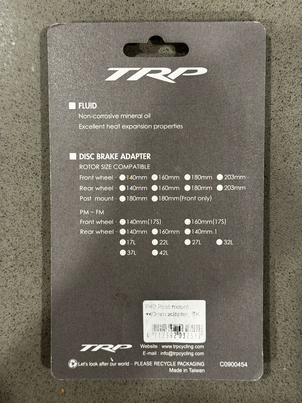 trp post mount adapter 40mm