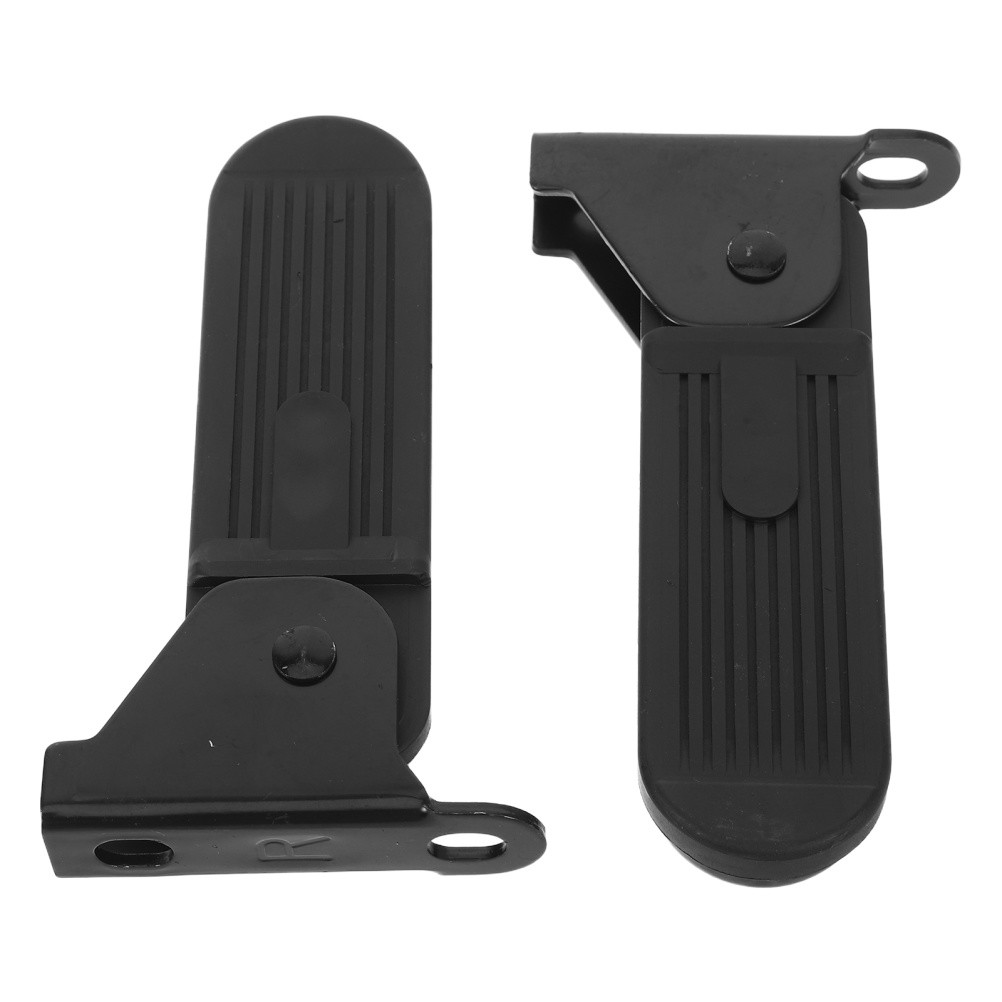 1 Pair Bicycle Foot Pegs: Foldable Rear Pedals – Anti-Slip Electric Bike