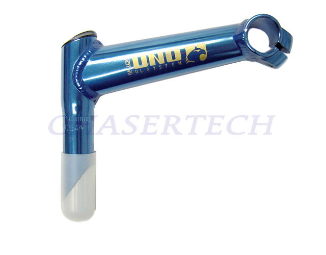 New Uno MTB Bicycle Bike Quill Stem 25.4 150mm 12° Bore 25.4mm Blue