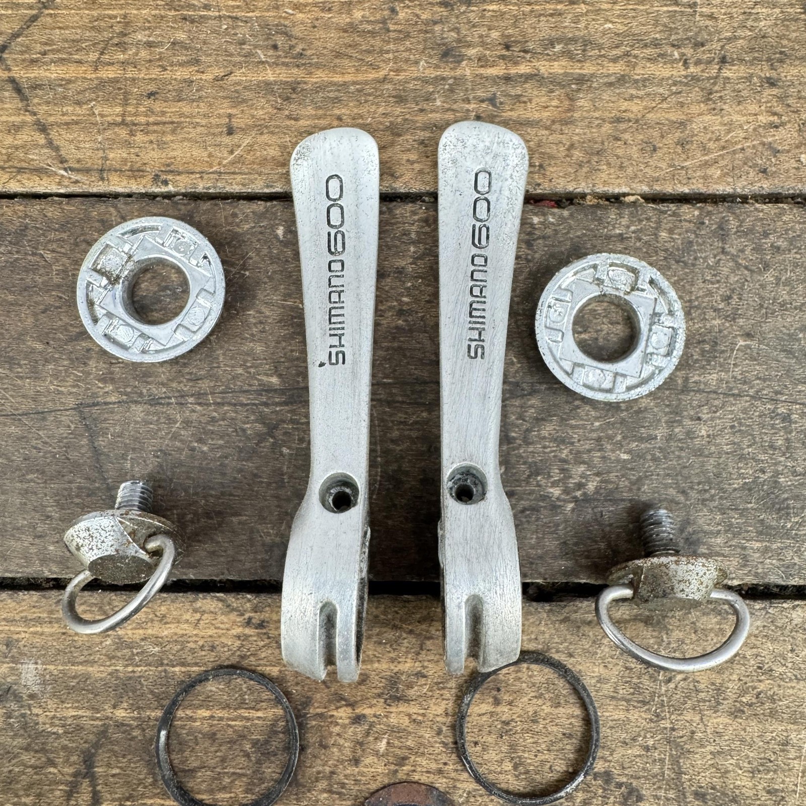 Vintage Shimano 600 Friction Down Tube Shifters 1980s