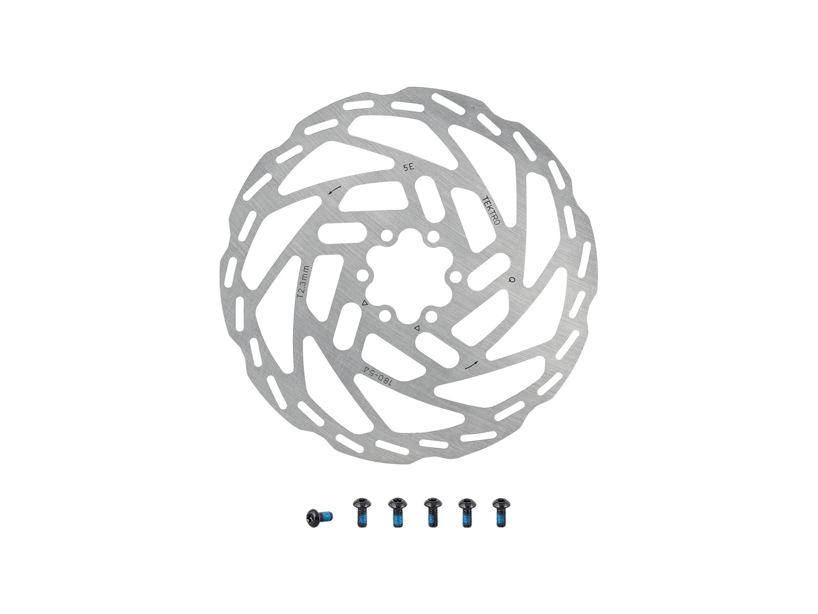 Tektro TR-54 2.3mm 6-Bolt Coated Rotor