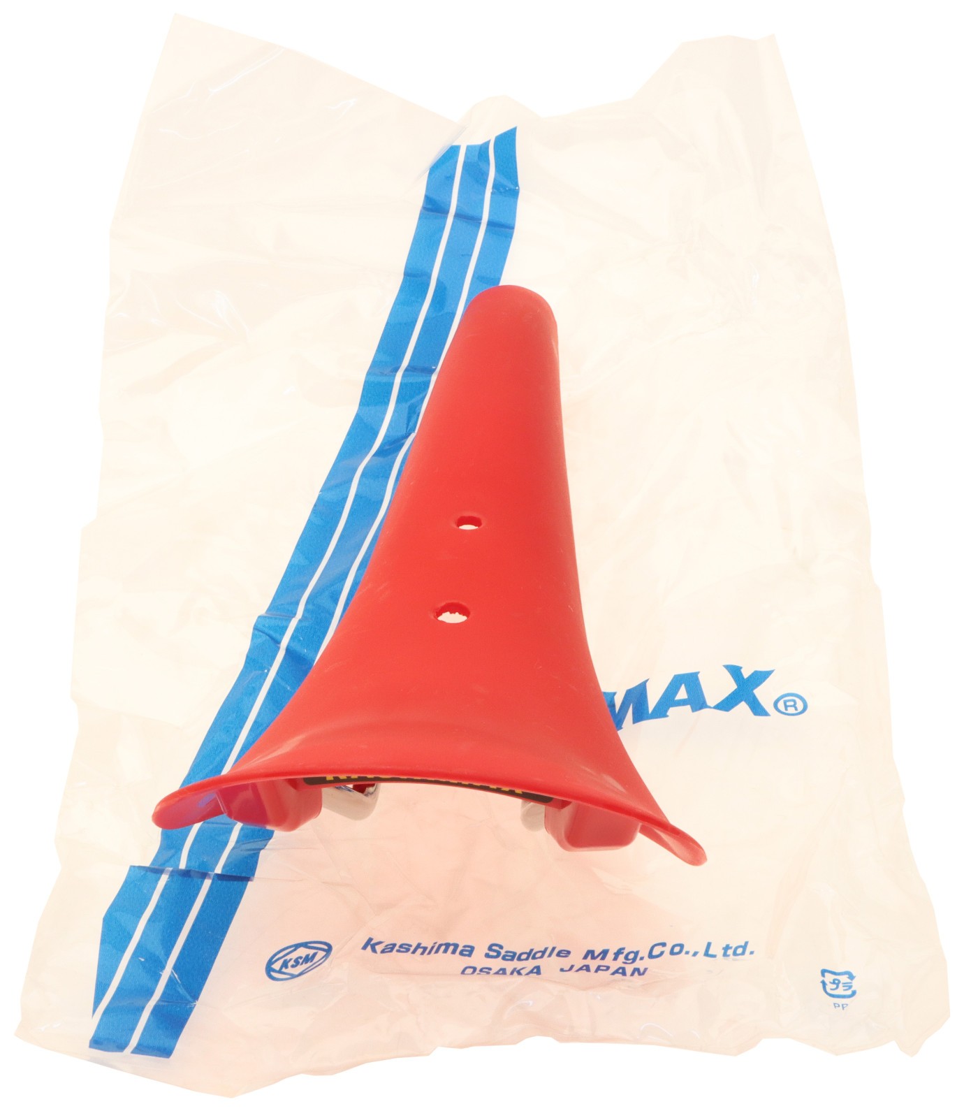 Kashimax Aero AMX-C Saddle Non-Padded Standard Rails Nylon Red NOS NEW