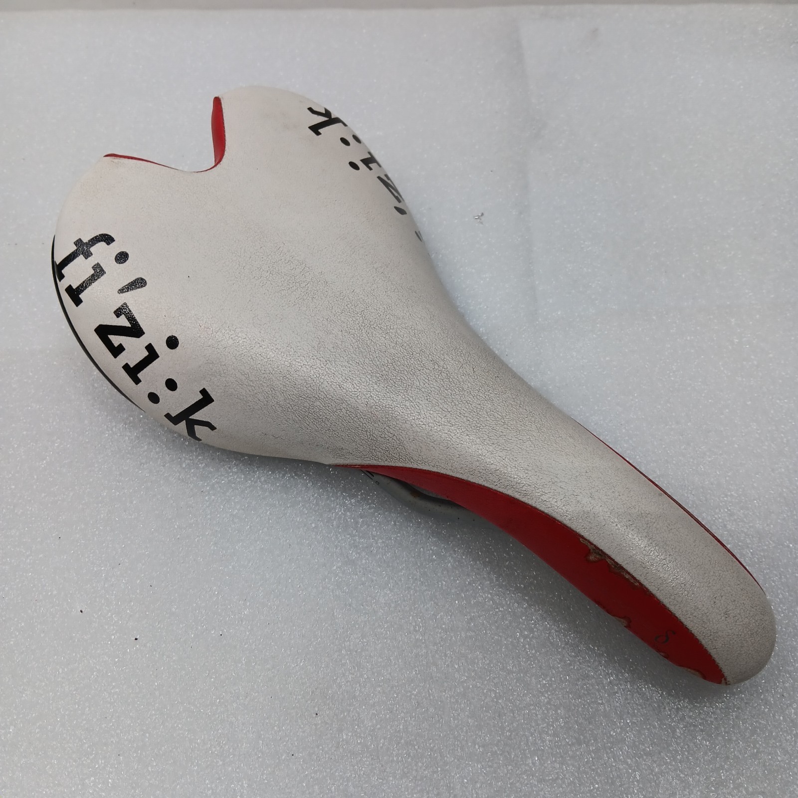 FIZIK ALIANTE TWIN FLEX Saddle Seat White/Red 265 x 140 bike bicycle
