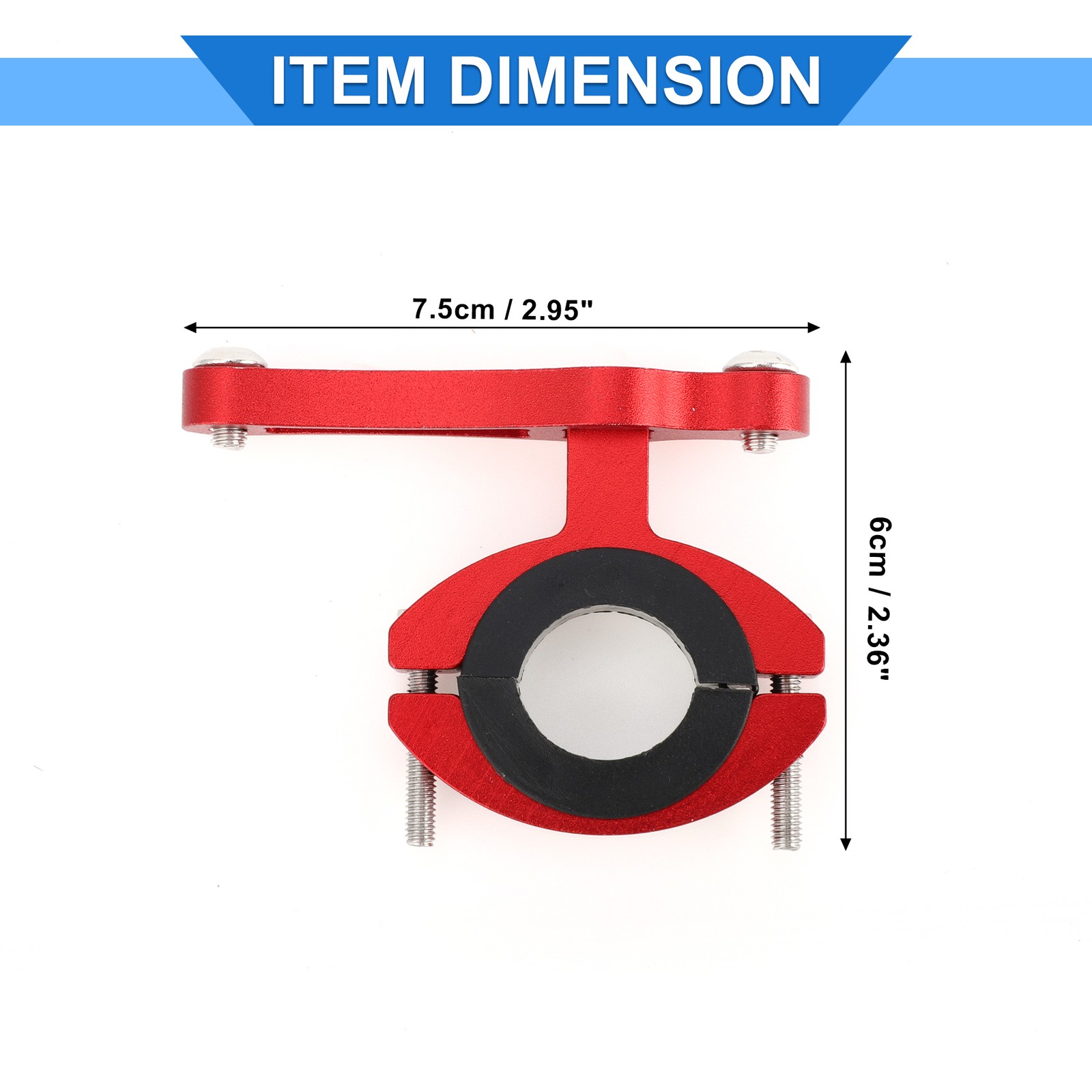 2 Set Bicycle Bottle Cage Bike Water Bottle Carrier Universal Aluminum Alloy Red