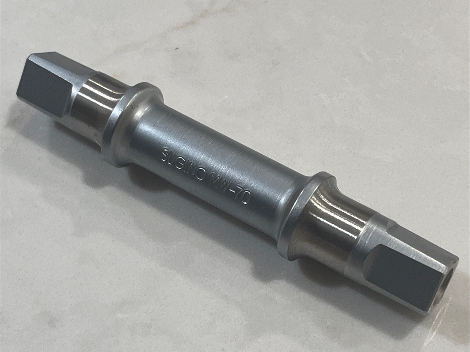 NOS Vintage Sugino MW-70 Bottom Bracket 115mm Spindle Italian Threaded BB 36x24T