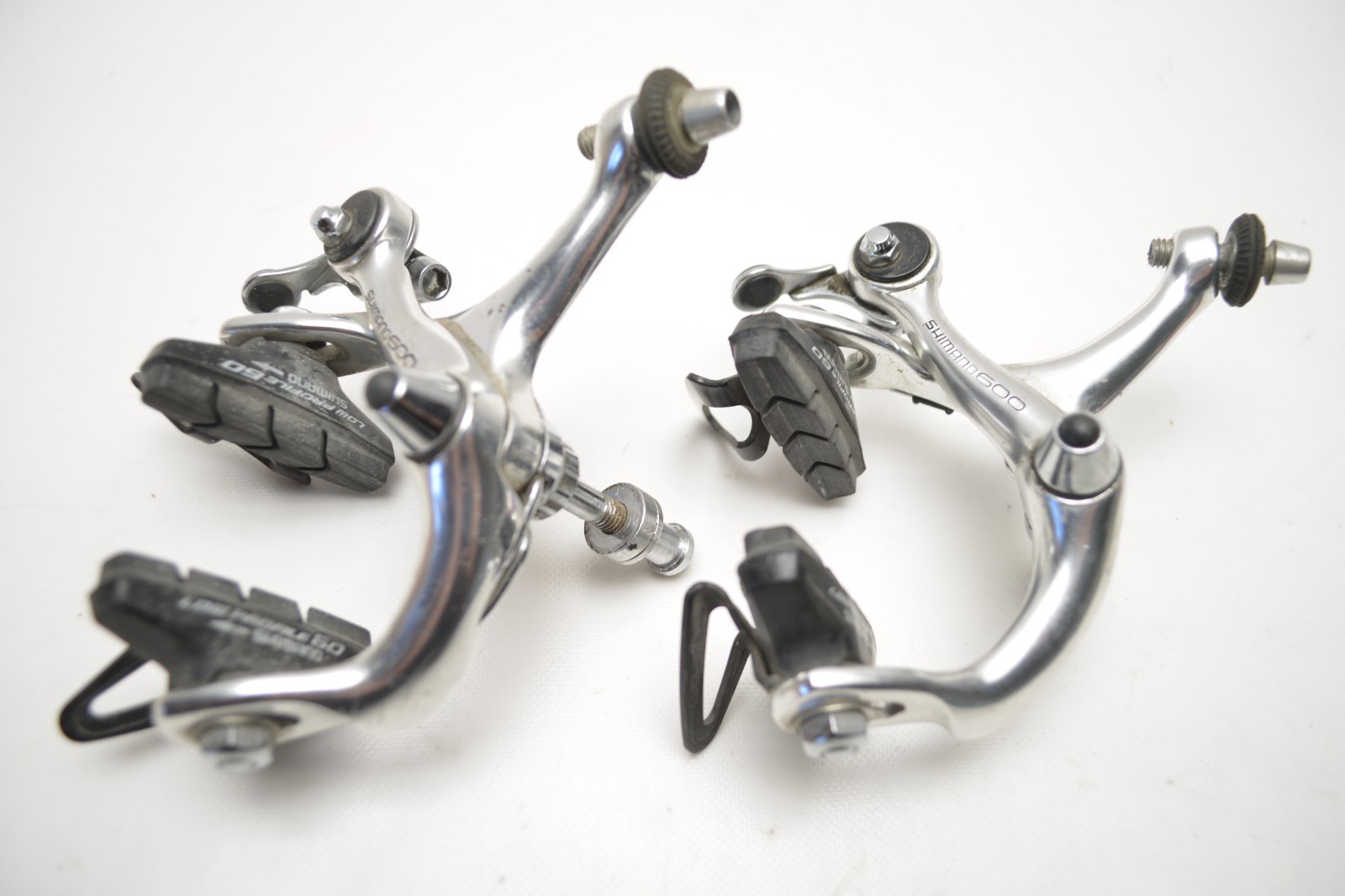 SHIMANO 600EX BR-6208 BICYCLE QR RECESSED SIDEPULL BRAKE SET 52 MM CENTER