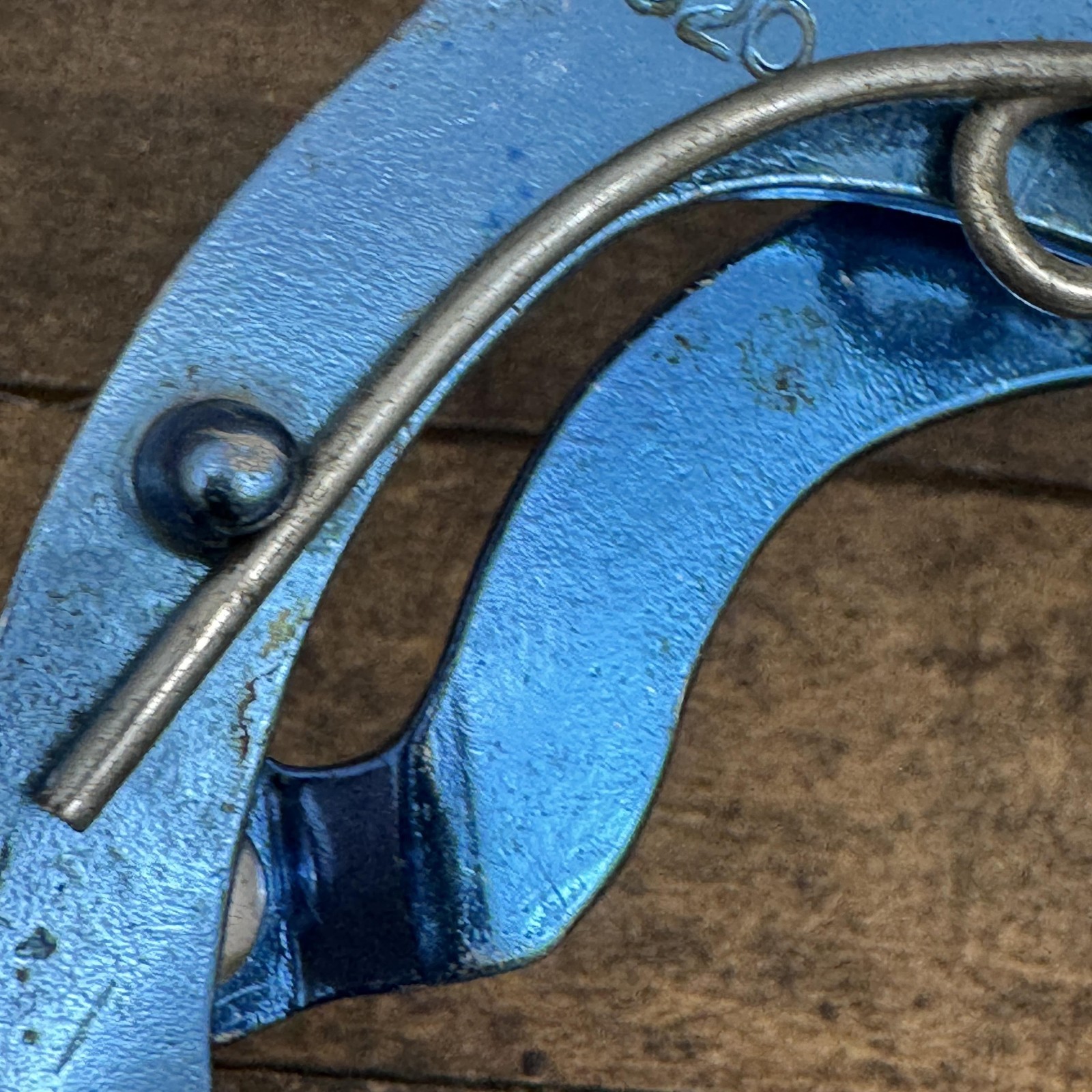 Vintage 1020 Side Pull Caliper Brake Blue Single BMX Road Bike 80s