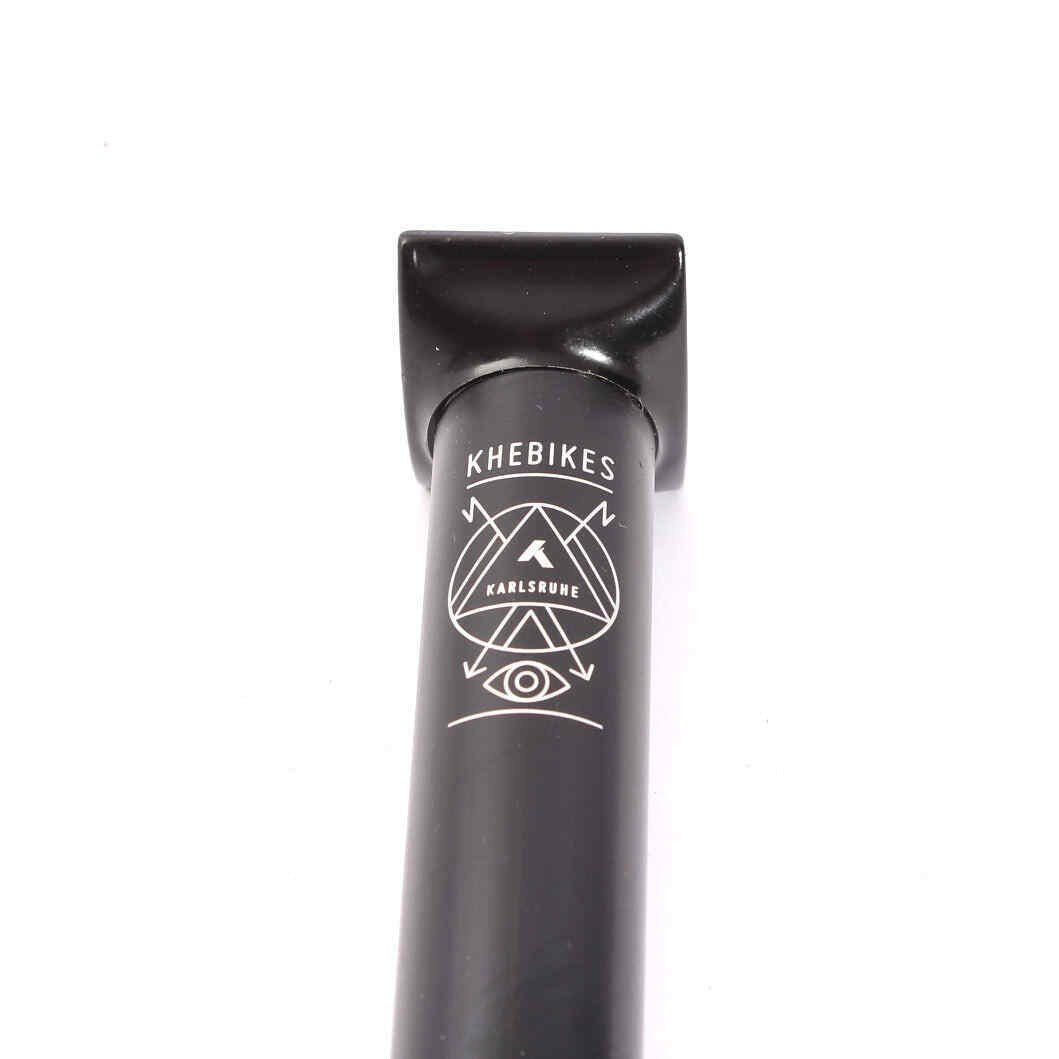 KHE Pivotal Seat Post 360mm Black – 25.4mm Alloy | 218g | Flatland BMX