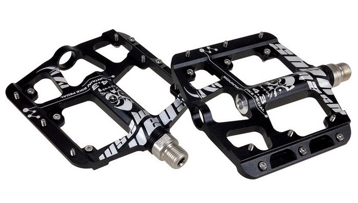 CNC Aluminum Road MTB Folding Bike Bicycle Pedal Flat Pedals 3 Bearings