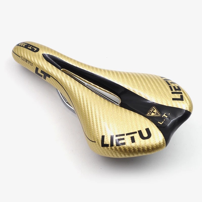 MTB Road Bike Carbon Leather Saddle Cycling Seat Front Cushion Bike Saddle