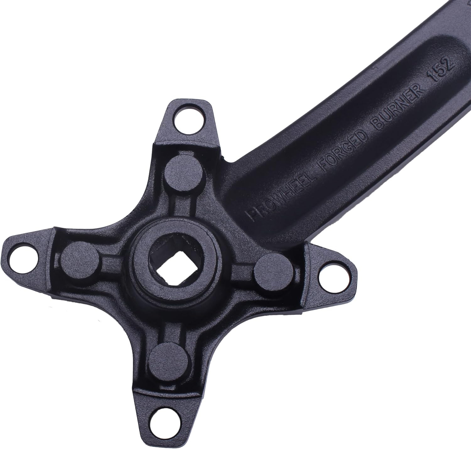 Bike Crank Arm,One Pair Universal 175MM BCD 104MM Square Hole Bike Crank Arm for