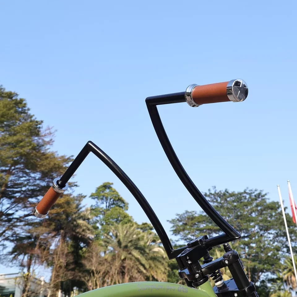 U-Type 30″ High Ape Hanger Cruiser 22.2mm Handlebar Retro Bike Handle Bar