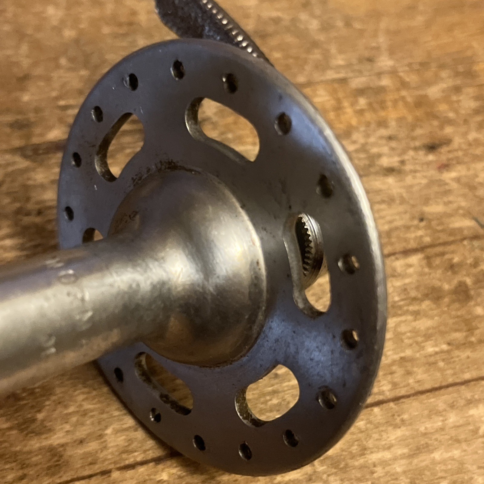Vintage Normandy Front High Flange Hub MM Atom Quick Release 70s Road Bike