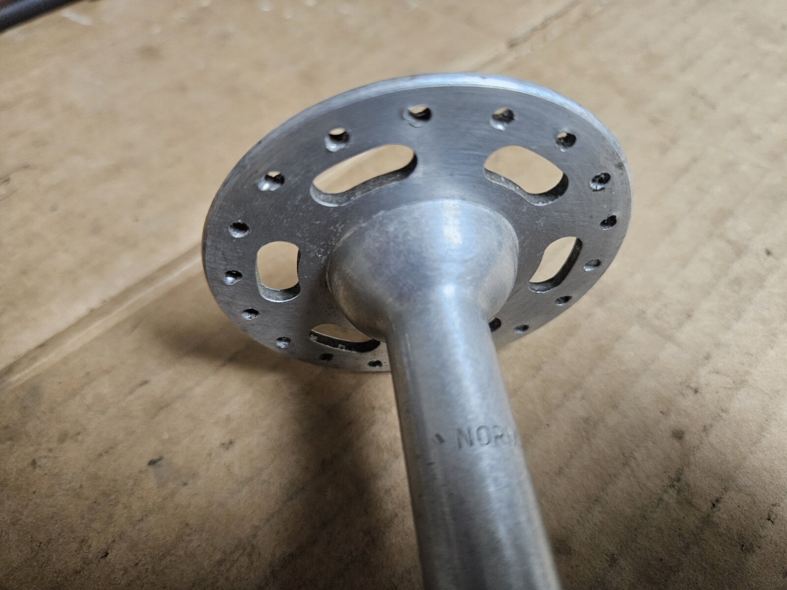 Vintage Normandy Front Hub, high flange, 36 holes, Simplex QR, 100mm spacing
