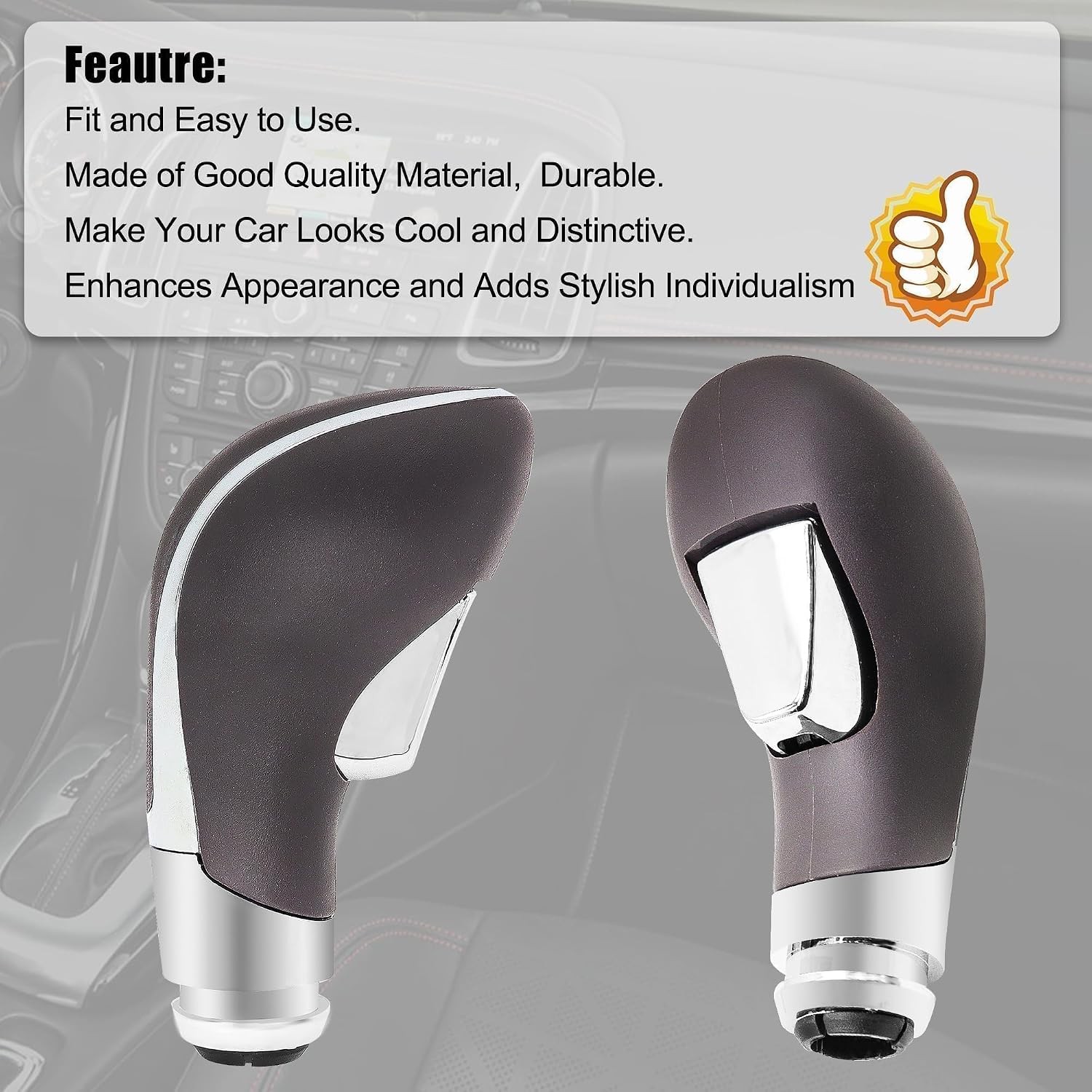 Brown Automatic Gear Stick Shift Knob for Buick Verano Regal Excelle Opel Va