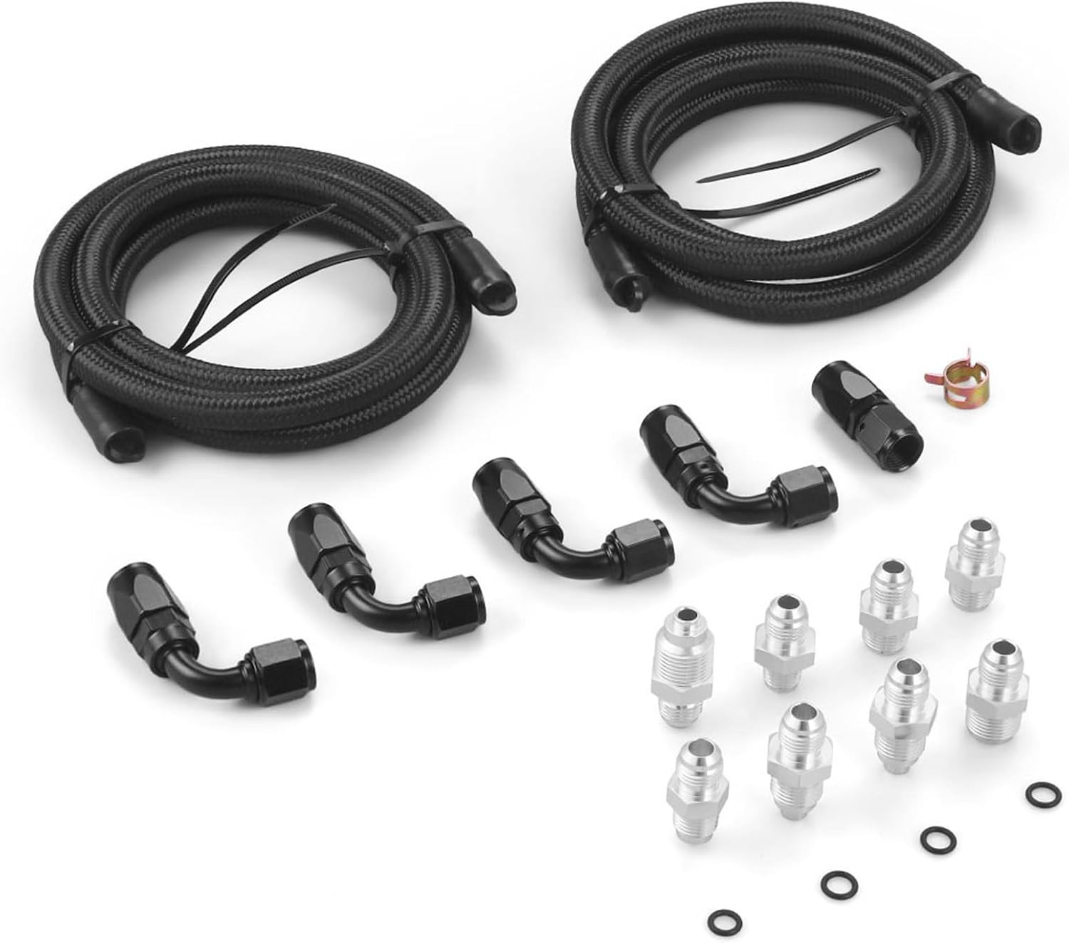 Universal Power Steering Pump Hose Kit Return to Reservoir Hose Kit for Pump Mou