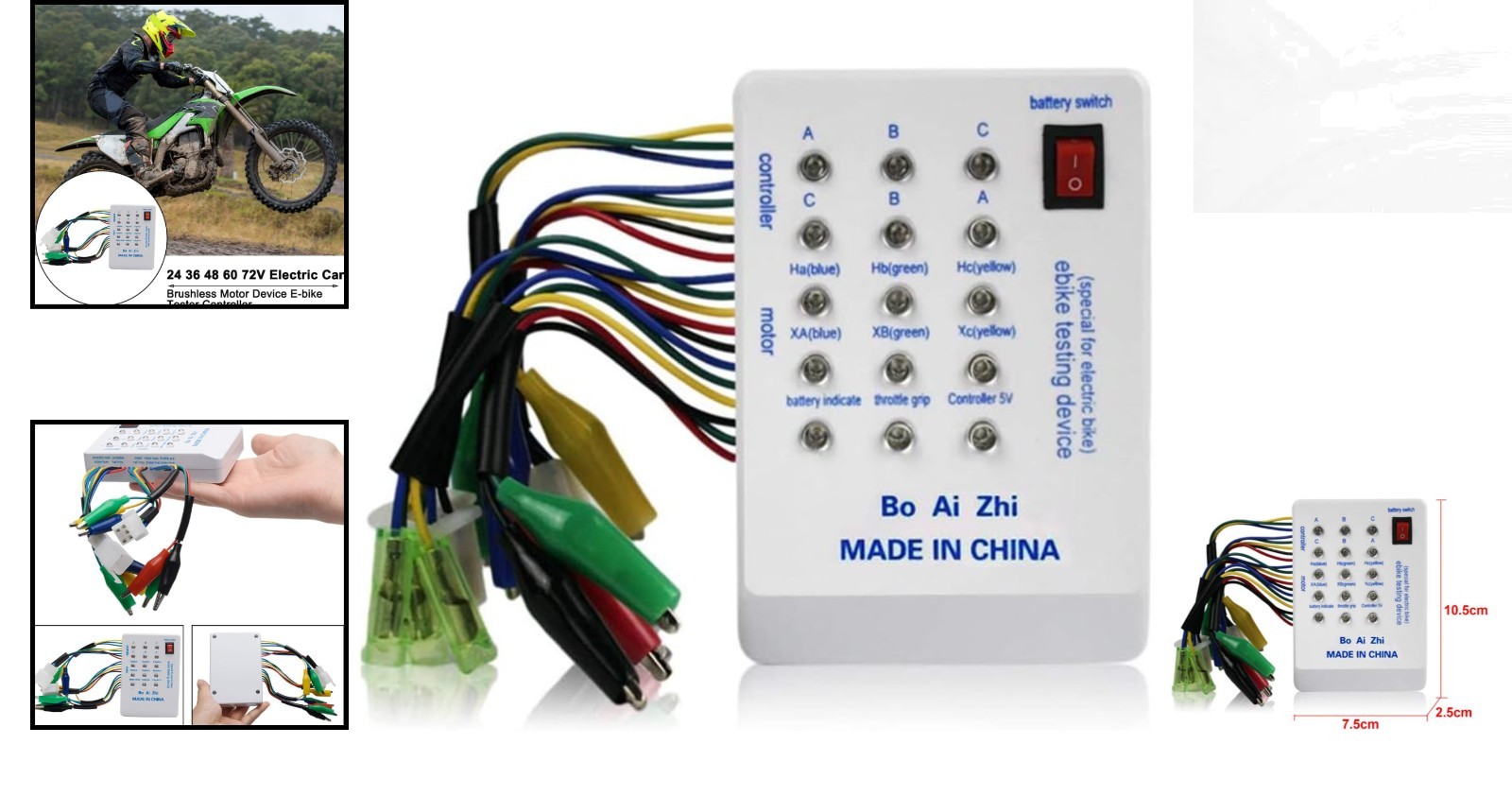 Multi-Voltage Brushless Motor Controller Tester – Fast Diagnostics & Stability