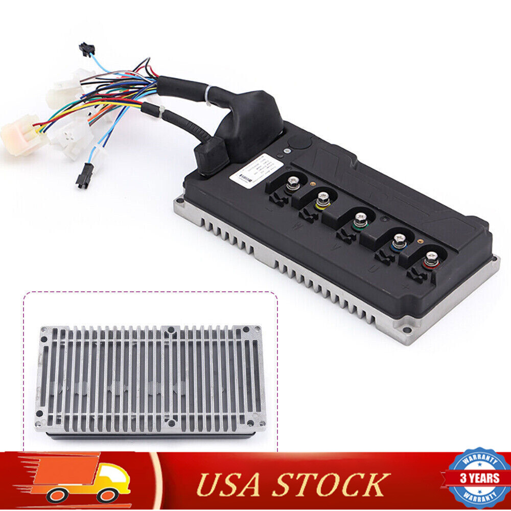 Black Big Power E Bike Brushless Motor Sensor 3000W 60-72V Sine Wave Controller