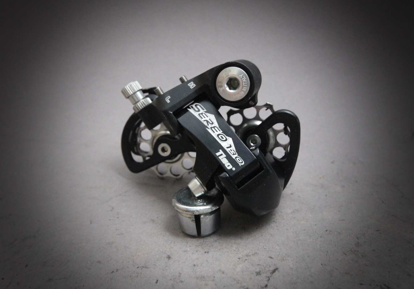 Tiso Sereo 130 Titanium Rear Derailleur / 164g / Black / 10sp / 2008