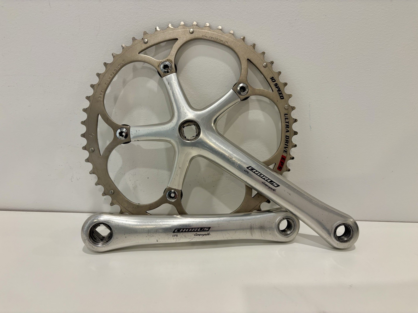 Campagnolo Chorus Crankset 10 Speed 53T 175mm (see description)