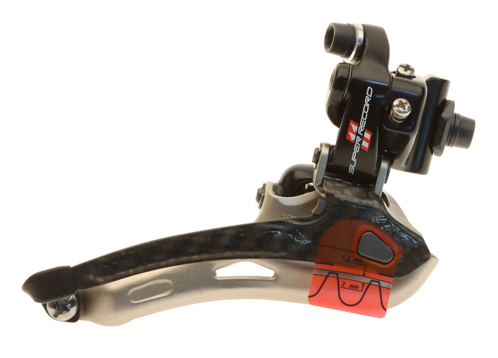 Campagnolo Super Record Front Derailleur 2 x 11 Speed Braze-On FD11-SR2B NEW NOS