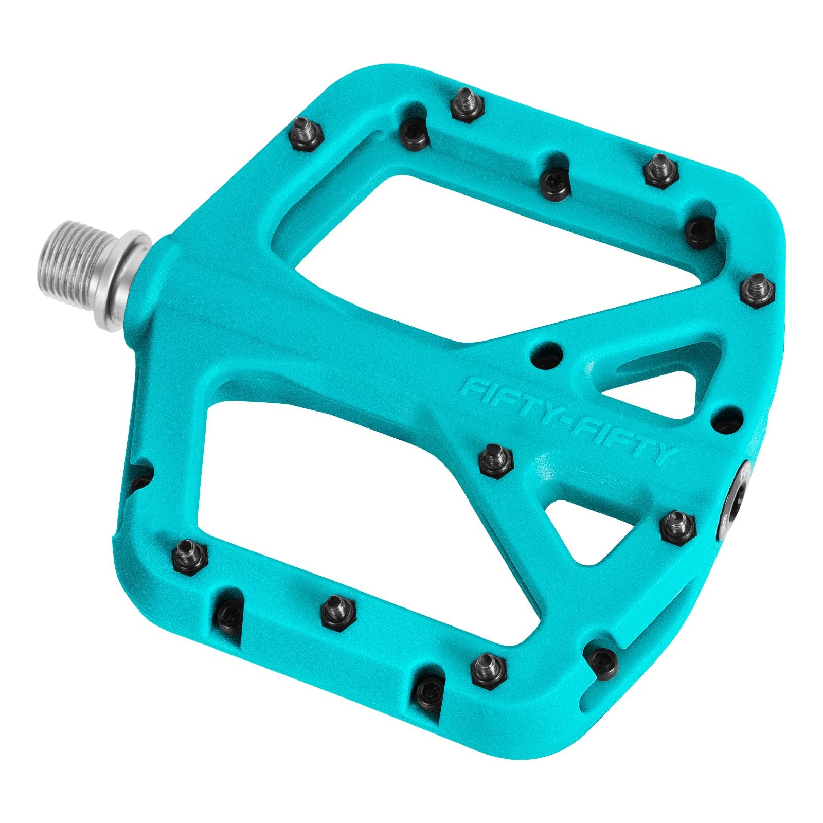 FIFTY-FIFTY Mountain Bike Pedals, Non-Slip MTB Nylon Composite, 9/16 Bicycle …